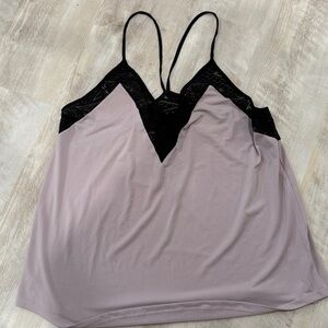 Express Black and Mauve Camisole